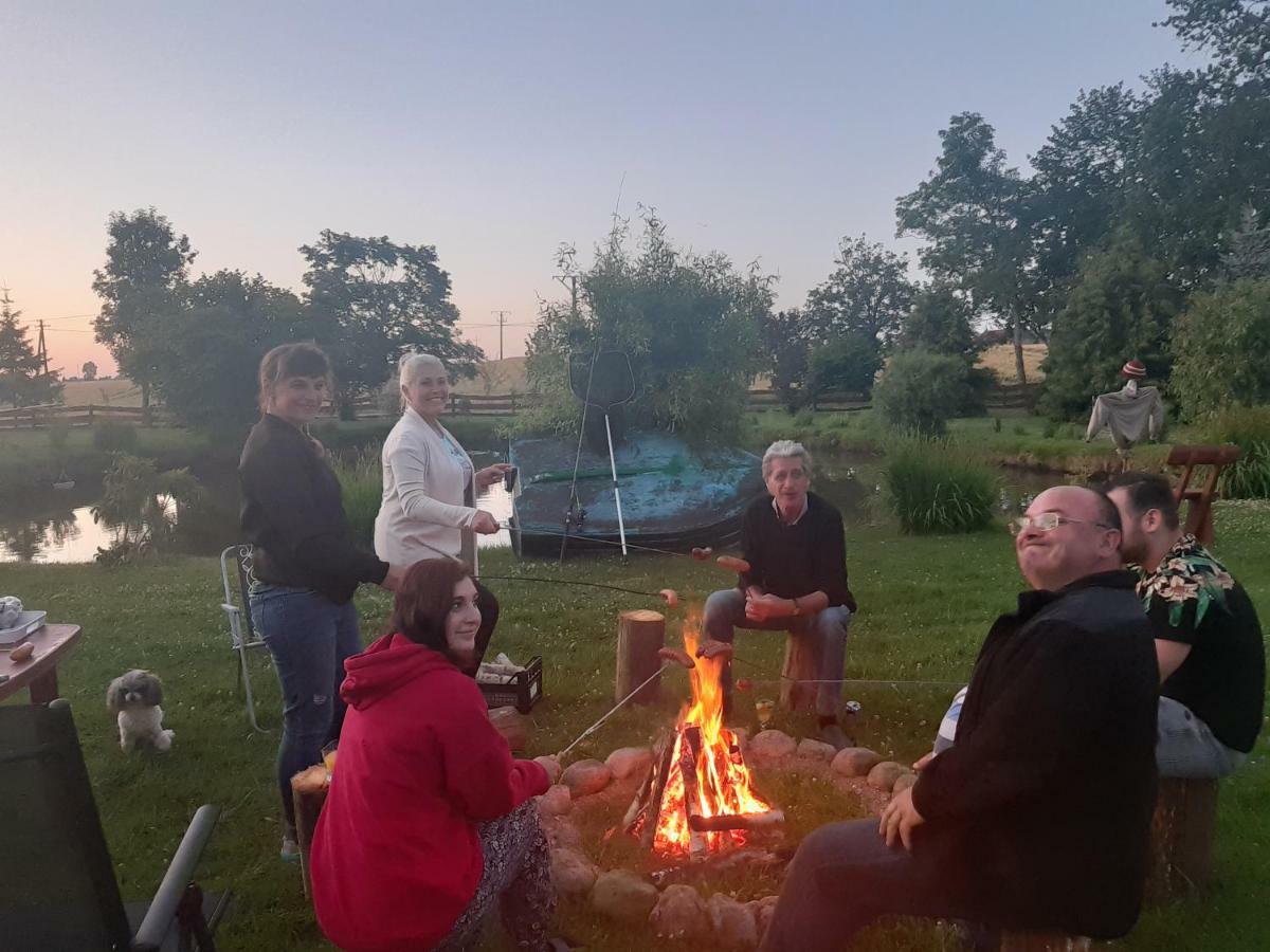 Agroturystyka Nad Stawem Mazuchowka Wydminy Kültér fotó